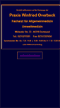 Mobile Screenshot of praxis-overbeck.de